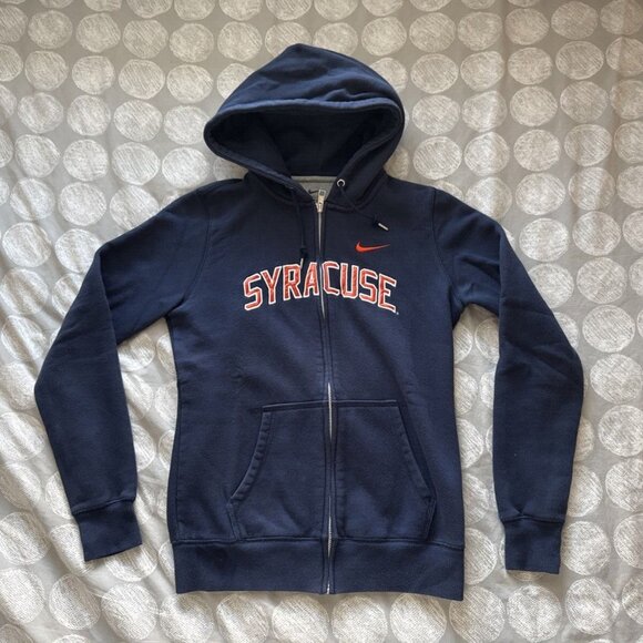 Nike Syracuse Orange Womens Classic Full-Zip Hooded Sweatshirt 25091X-SY1 Sz M - Picture 1 of 12